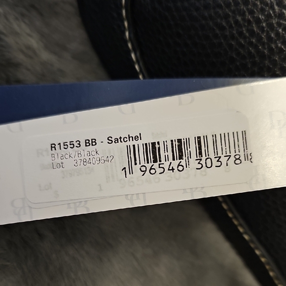 Dooney & Bourke Black Pebble Leather Satchel - Picture 9 of 9